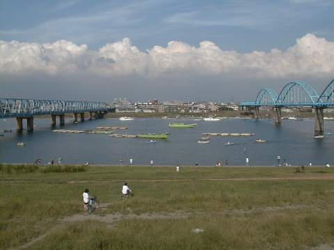 行徳のアルバム４－川の風景-江戸川放水路と旧江戸川(1)