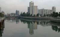 小名木川と大横川の交差点