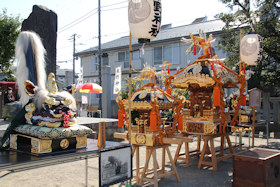 新井熊野神社の展示