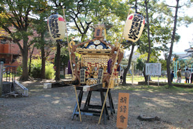湊新田胡録神社の展示