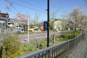 古川親水公園入口