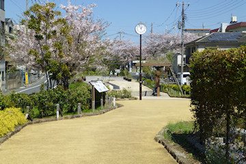 古川親水公園最初の部分