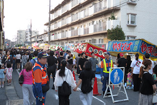屋台の並び