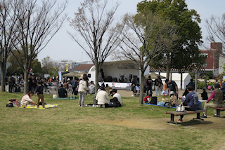 広尾防災公園の会場